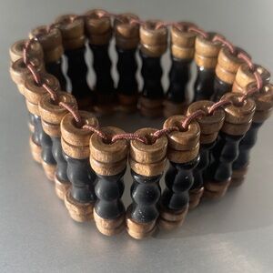 Hand Crafted Black and Brown Bracelet